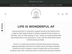 point5lafayette.com homepage screenshot