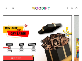 woodify.in homepage screenshot