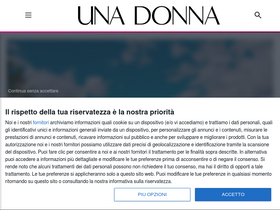 'unadonna.it' screenshot