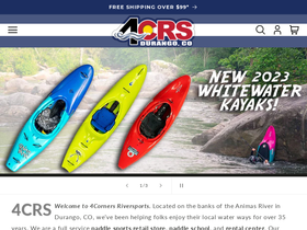 4Corners Riversports website screenshot