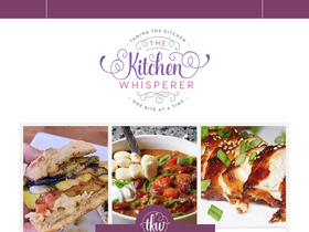 'thekitchenwhisperer.net' screenshot