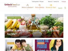 'unlockfood.ca' screenshot