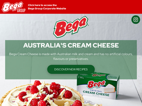 'begacheese.com.au' screenshot
