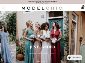'modelchic.com.au' screenshot