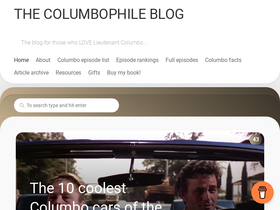'columbophile.com' screenshot