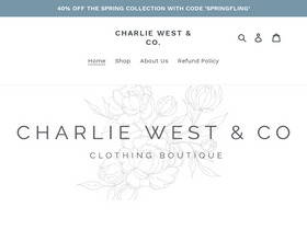 charliewestandco.com homepage screenshot