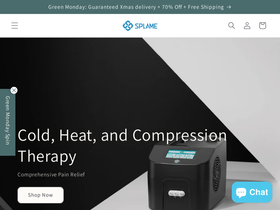 SplaMe homepage screenshot