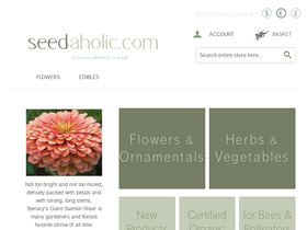 'seedaholic.com' screenshot