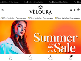 velourapk.store homepage screenshot