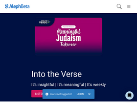 'alephbeta.org' screenshot