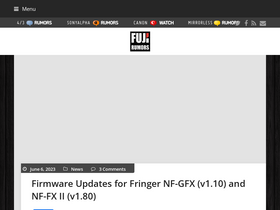 'fujirumors.com' screenshot