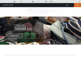 ribbons.jp homepage screenshot
