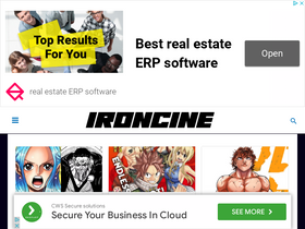 'ironcine.com' screenshot