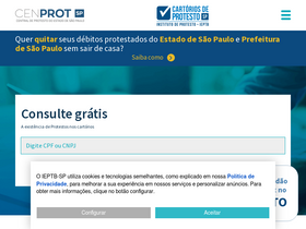 'protestosp.com.br' screenshot