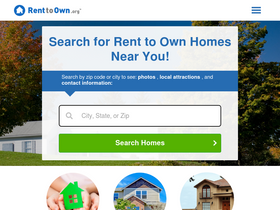 'renttoown.org' screenshot