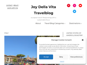 'joydellavita.com' screenshot