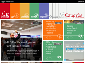 'capgros.com' screenshot