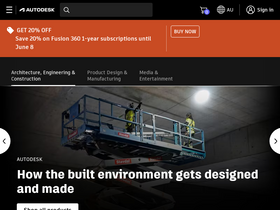 'autodesk.com.au' screenshot