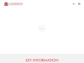 'unicamillus.org' screenshot