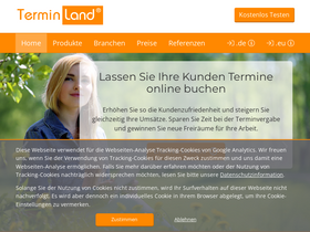'terminland.de' screenshot