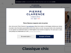'pierreclarence.com' screenshot
