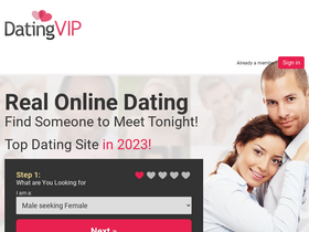 'datingvip.com' screenshot