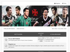 'forumnetvasco.com.br' screenshot