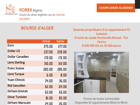 'forexalgerie.com' screenshot