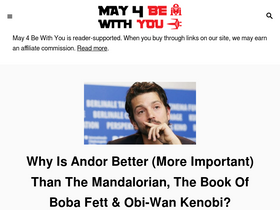 'may4bewithyou.com' screenshot