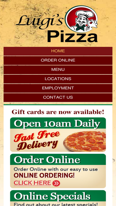 luigisfreedelivery.com