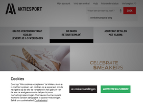 'aktiesport.nl' screenshot