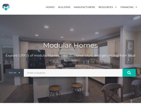 'modularhomes.com' screenshot