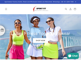 Sportfitwear homepage screenshot