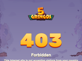 '5gringos.com' screenshot