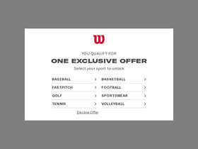 'wilson.com' screenshot