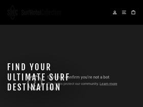 surfhotelcollection.com homepage screenshot