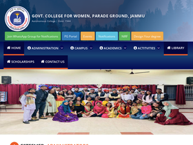 'gcwparade.in' screenshot