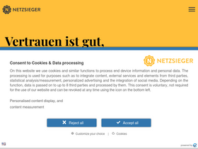 'netzsieger.de' screenshot