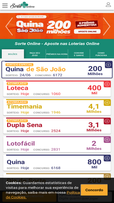 Intersena: Aposte no 1º Portal de Loterias do Brasil