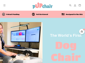 pupchair.com homepage screenshot