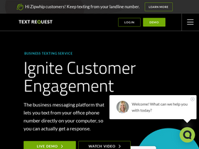 'textrequest.com' screenshot