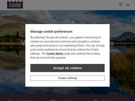 'cottages-and-castles.co.uk' screenshot