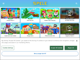'spele.be' screenshot