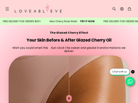 loveableeve.com homepage screenshot