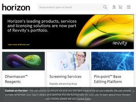 'horizondiscovery.com' screenshot