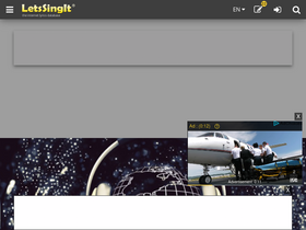 'letssingit.com' screenshot