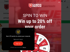 'campusprotein.com' screenshot