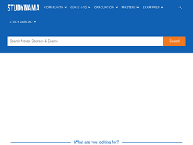'studynama.com' screenshot