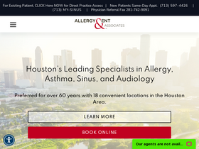 'aentassociates.com' screenshot