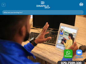 'dinapalagroup.lk' screenshot